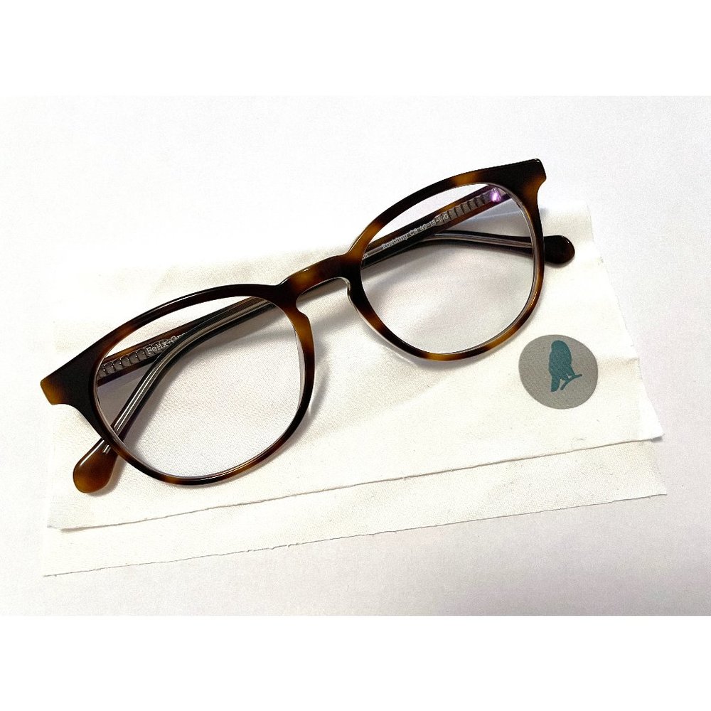 Felix Grey Roebling Blue Light glasses in color Sazerac Crystal, never worn